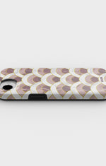 iPhone 17e Tough Case – Pink Marble Waves - View 3