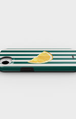 iPhone 17e Tough Case – Lemon Stripes - View 3