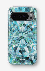 Google Pixel 10 Tough Case – Green Crystals - View 1