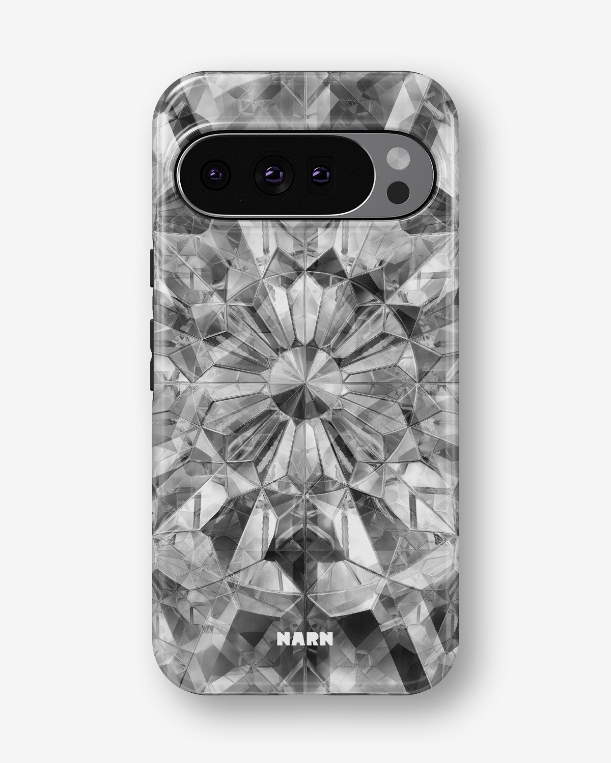 Google Pixel 10 Tough Case – Grey Crystals - View 1