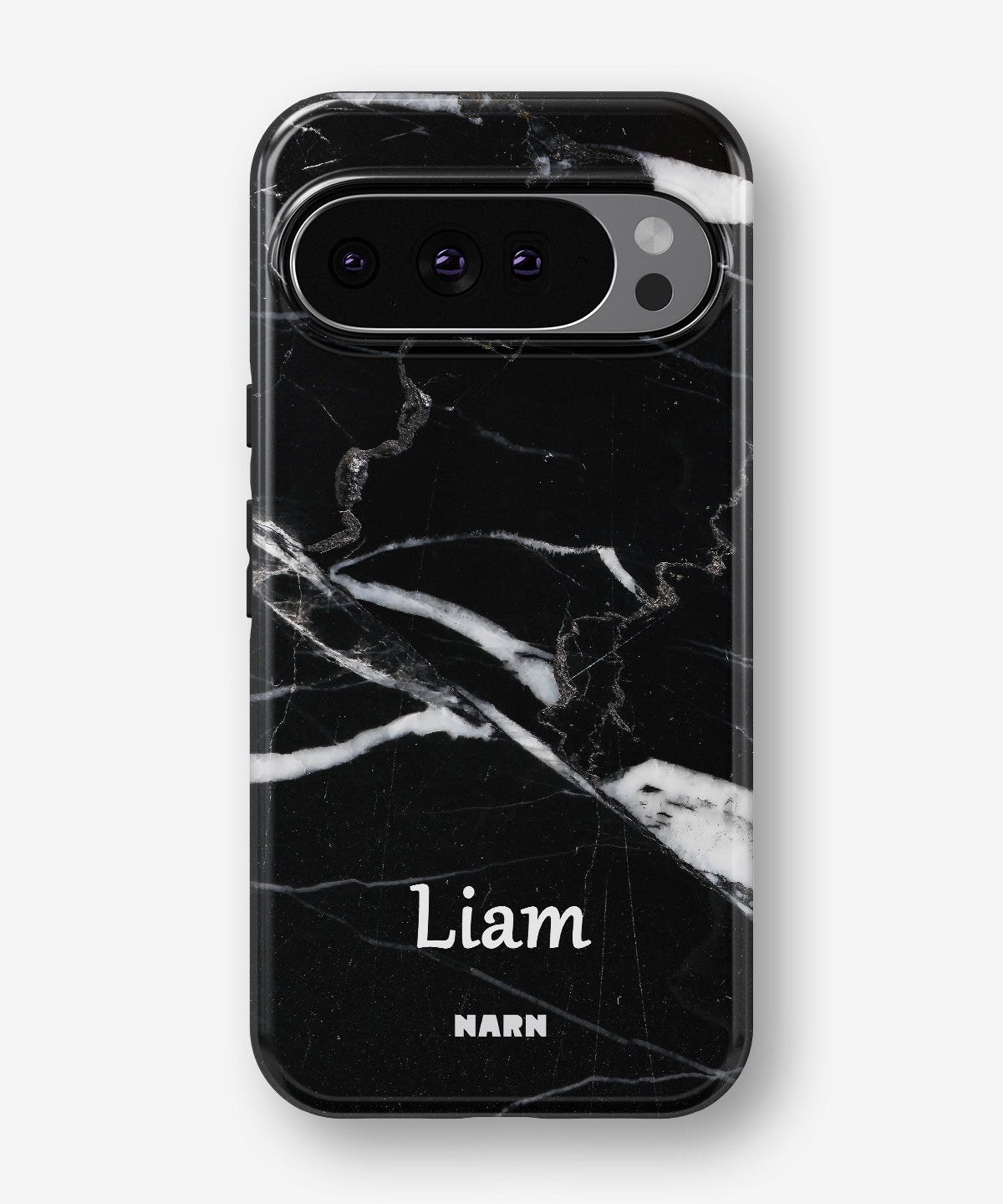 Google Pixel 10 Tough Case – Custom - Black Marble - View 1