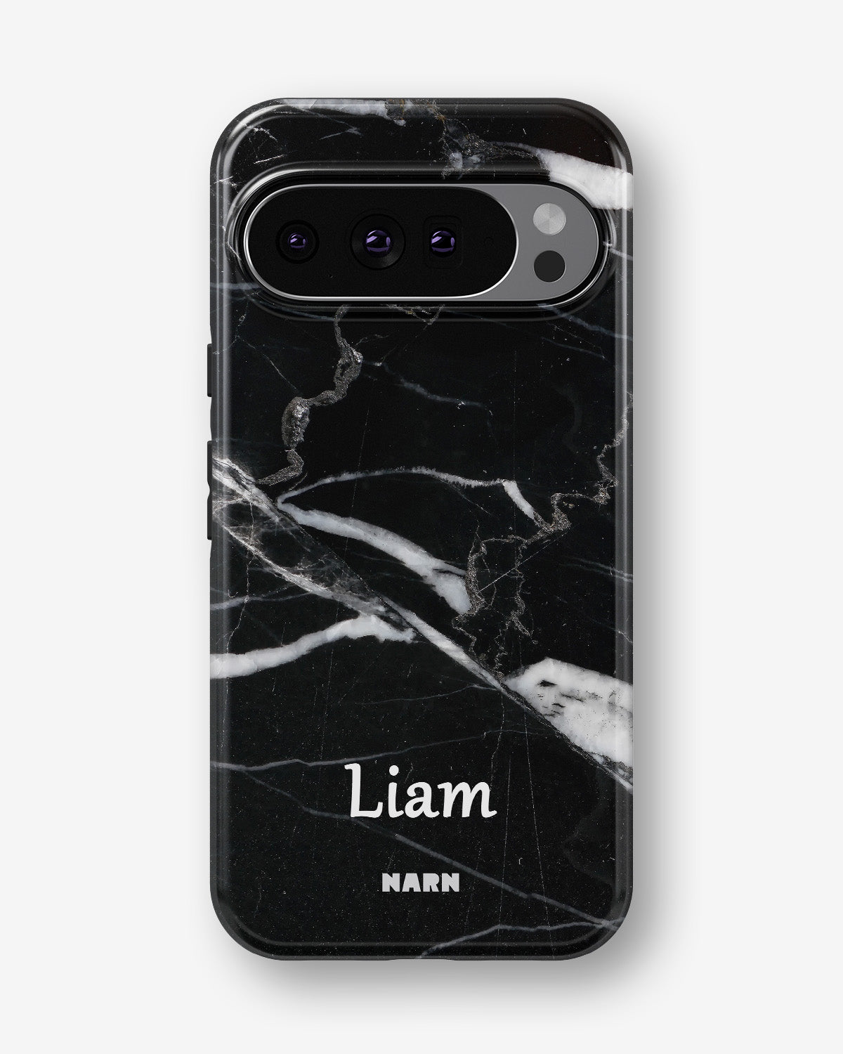 Google Pixel 10 Tough Case – Custom - Black Marble - View 1