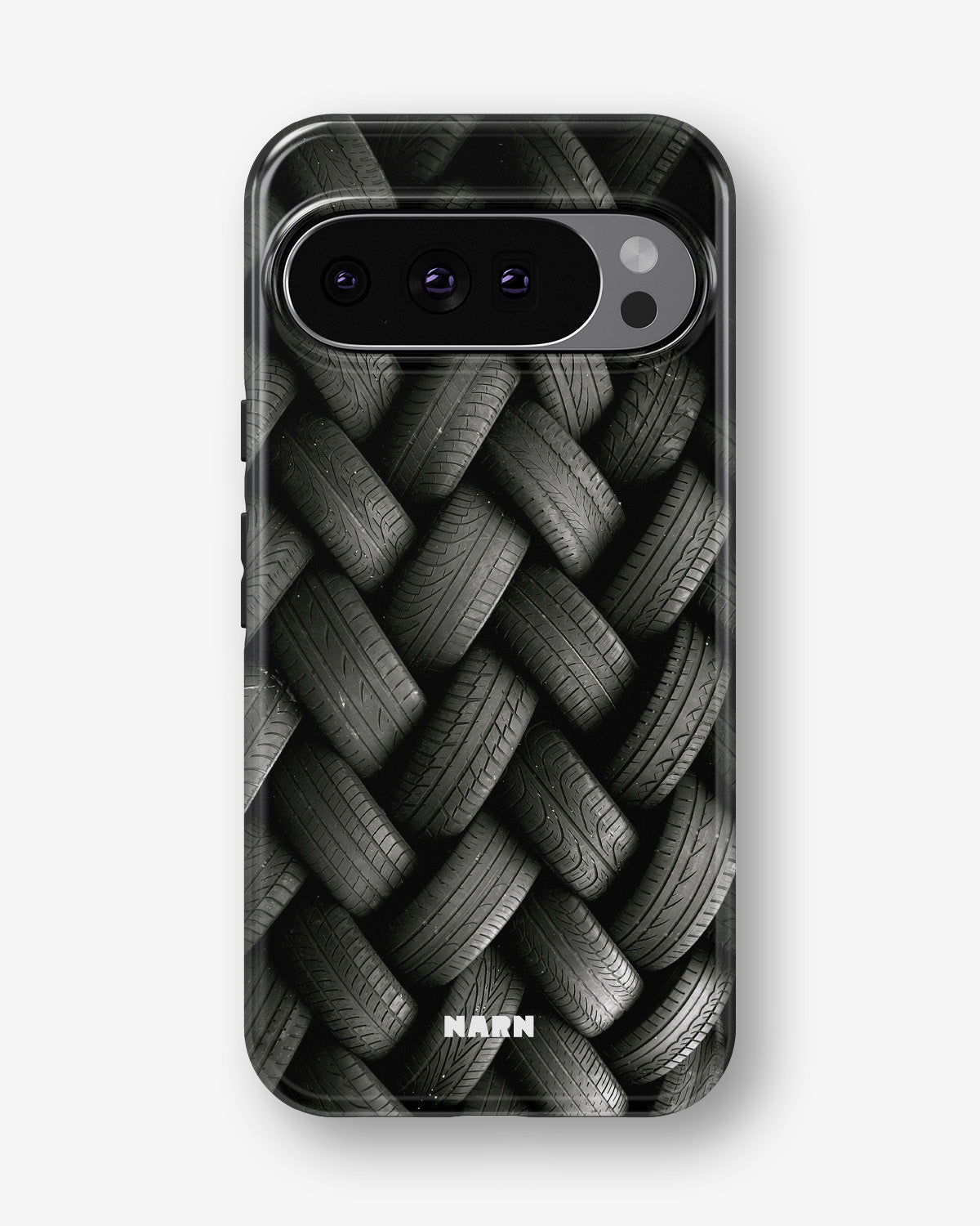 Google Pixel 10 Tough Case – Tires Wall - View 1