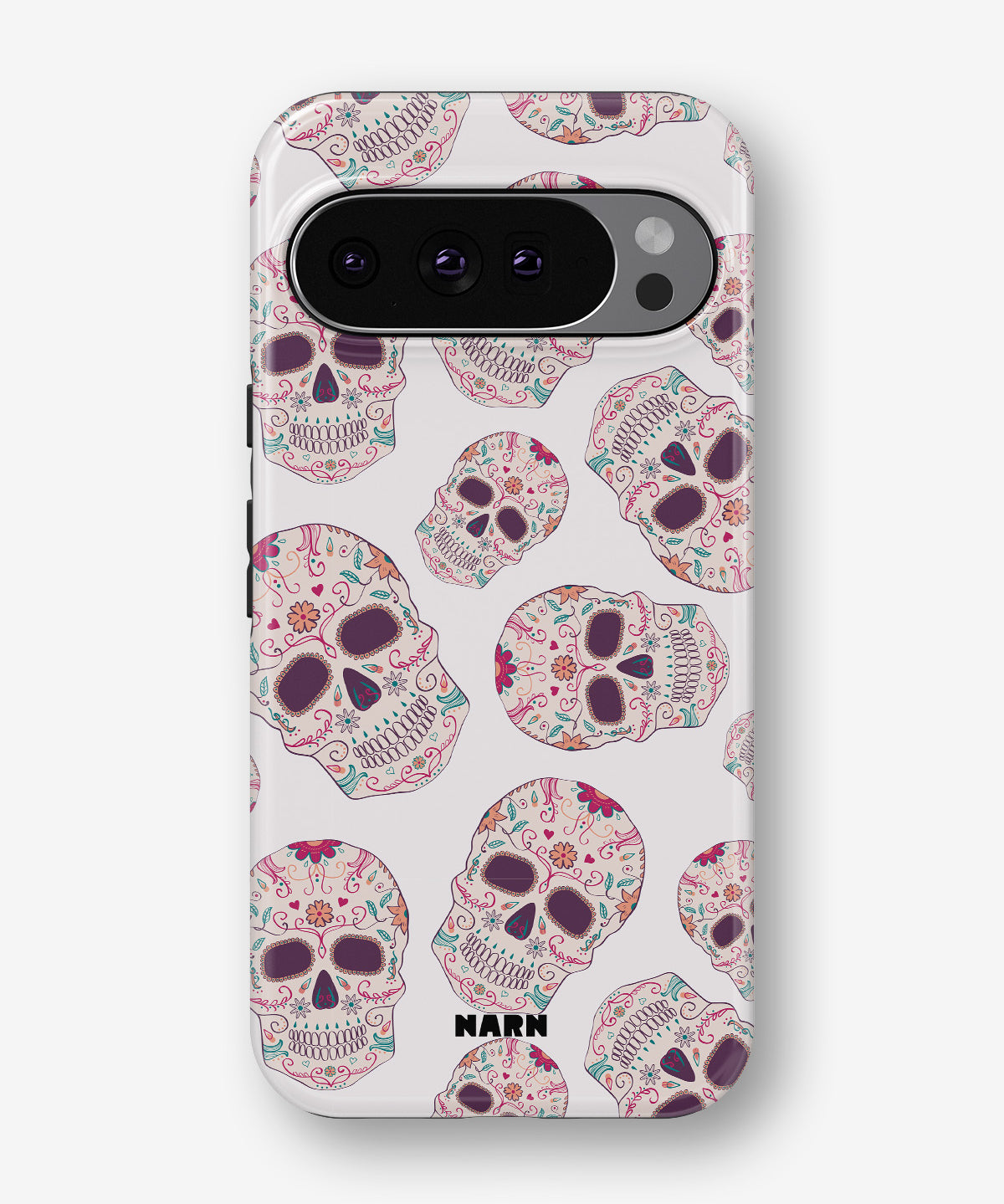 Google Pixel 10 Tough Case – Calavera Skulls - View 1