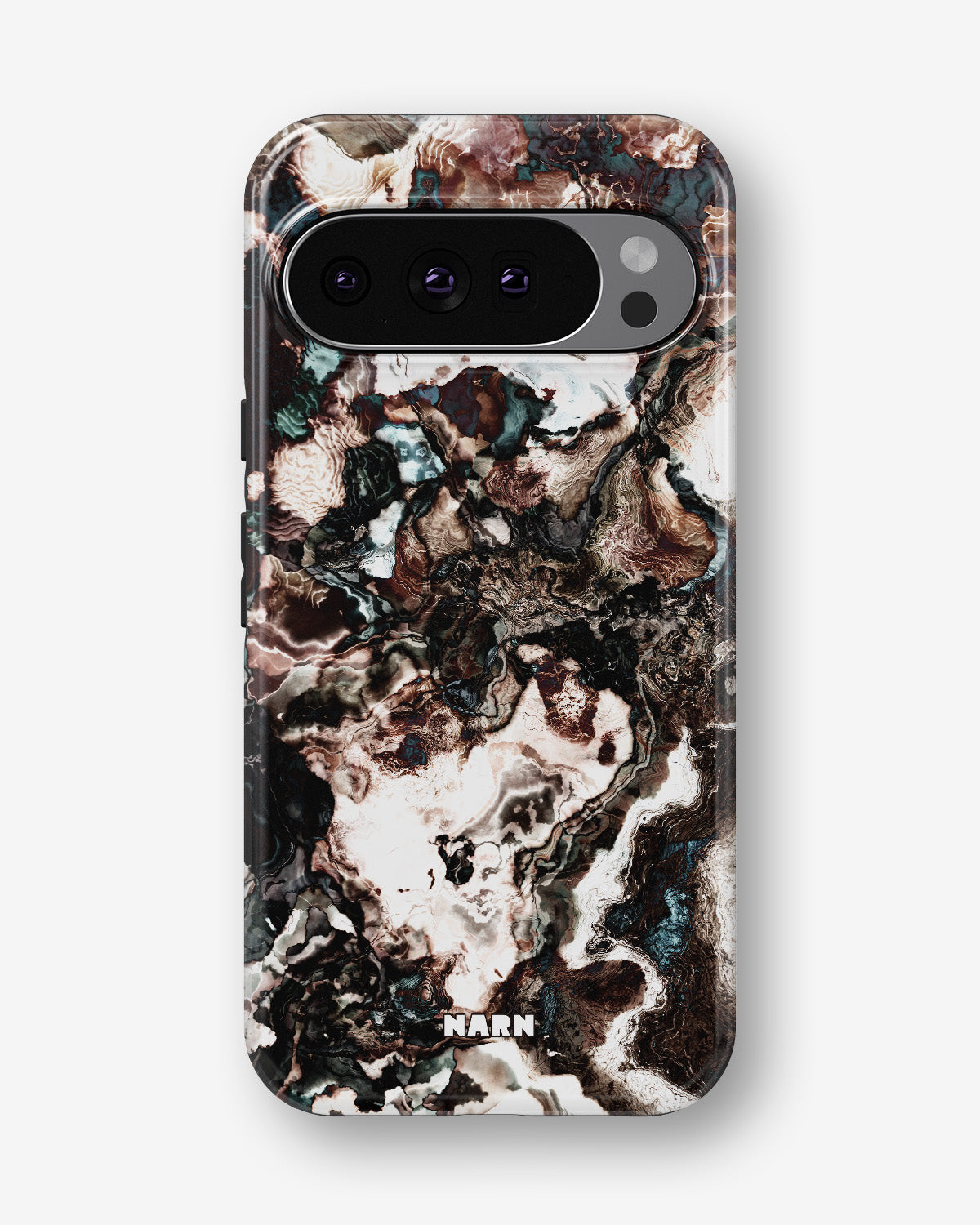 Google Pixel 10 Tough Case – Marble Brown - View 1