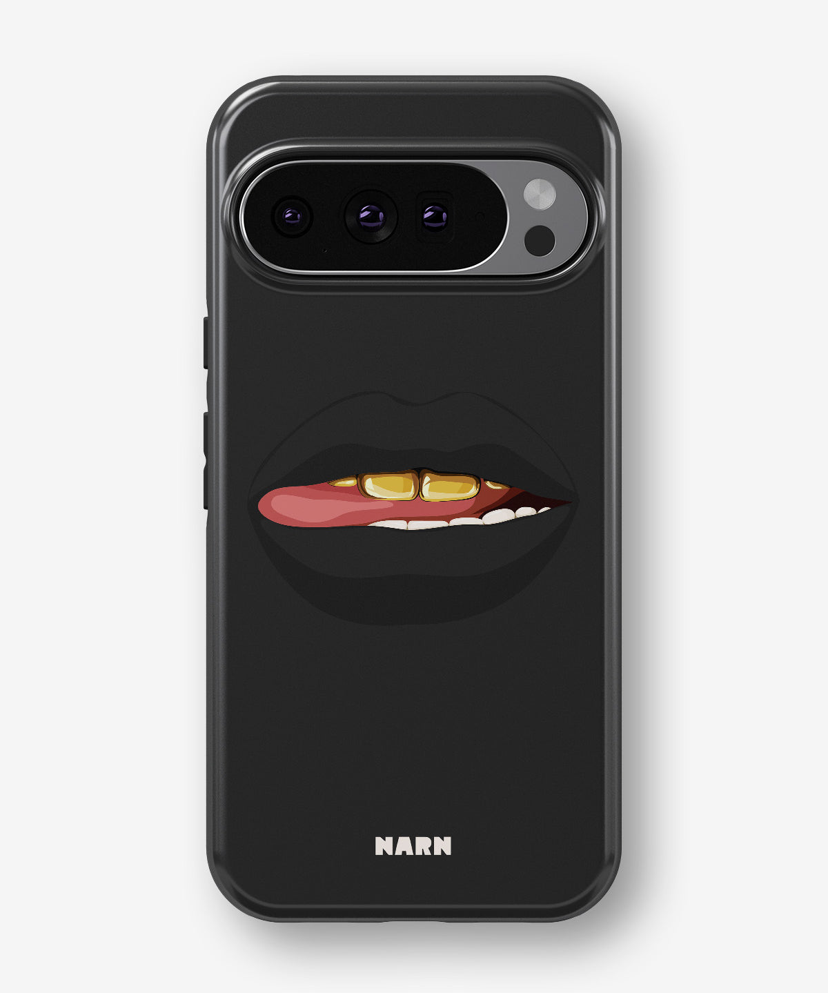 Google Pixel 10 Tough Case – Golden Lips - View 1