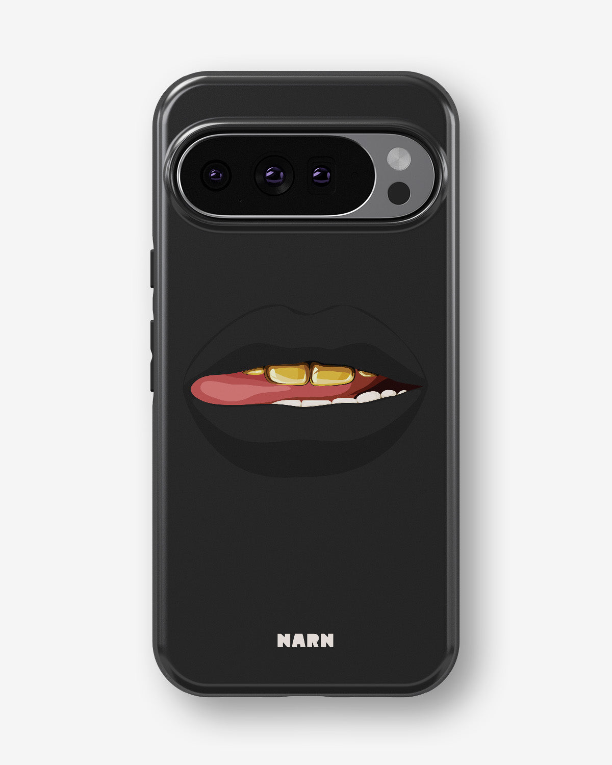 Google Pixel 10 Tough Case – Golden Lips - View 1