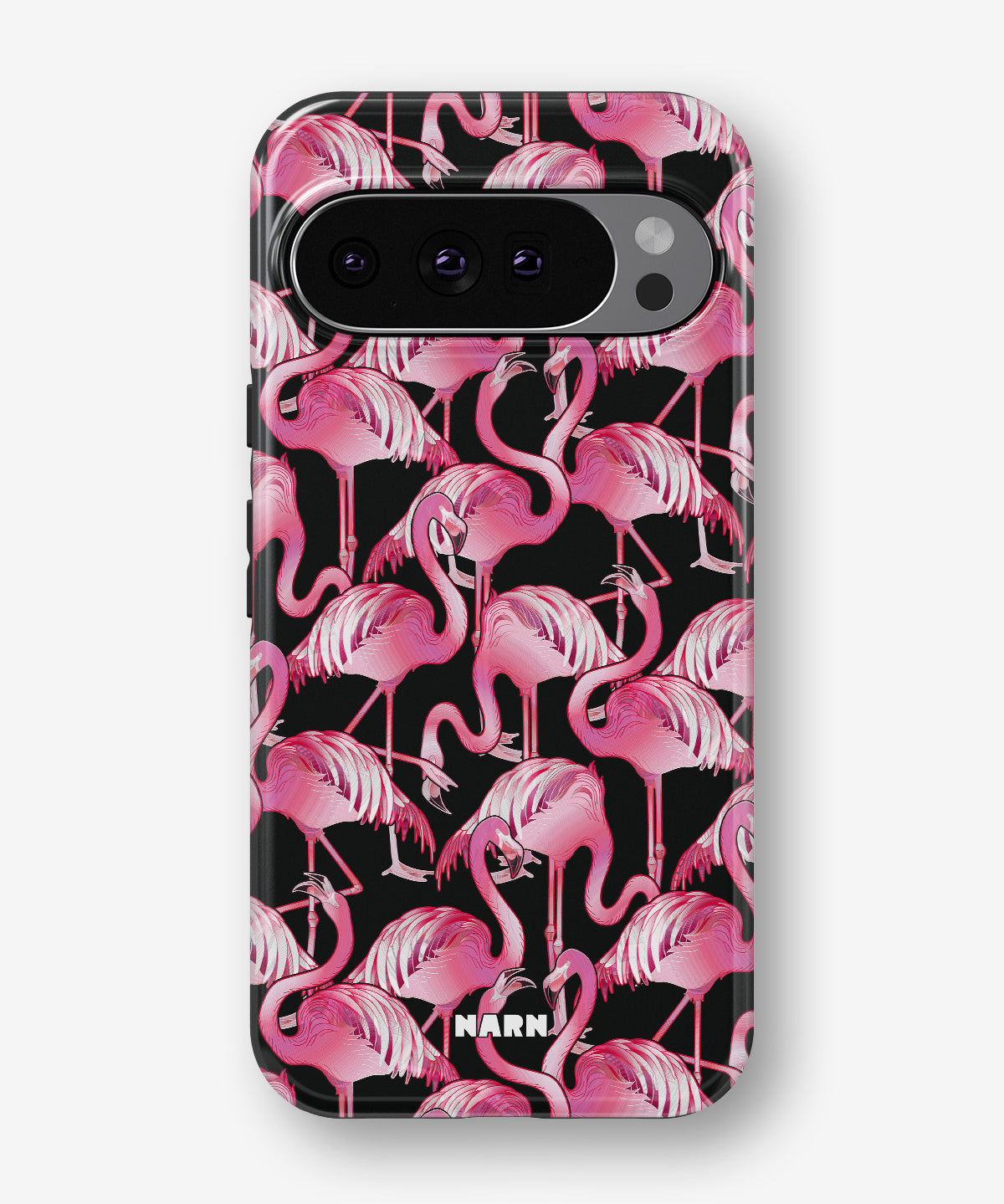 Google Pixel 10 Tough Case – Flamingos - View 1