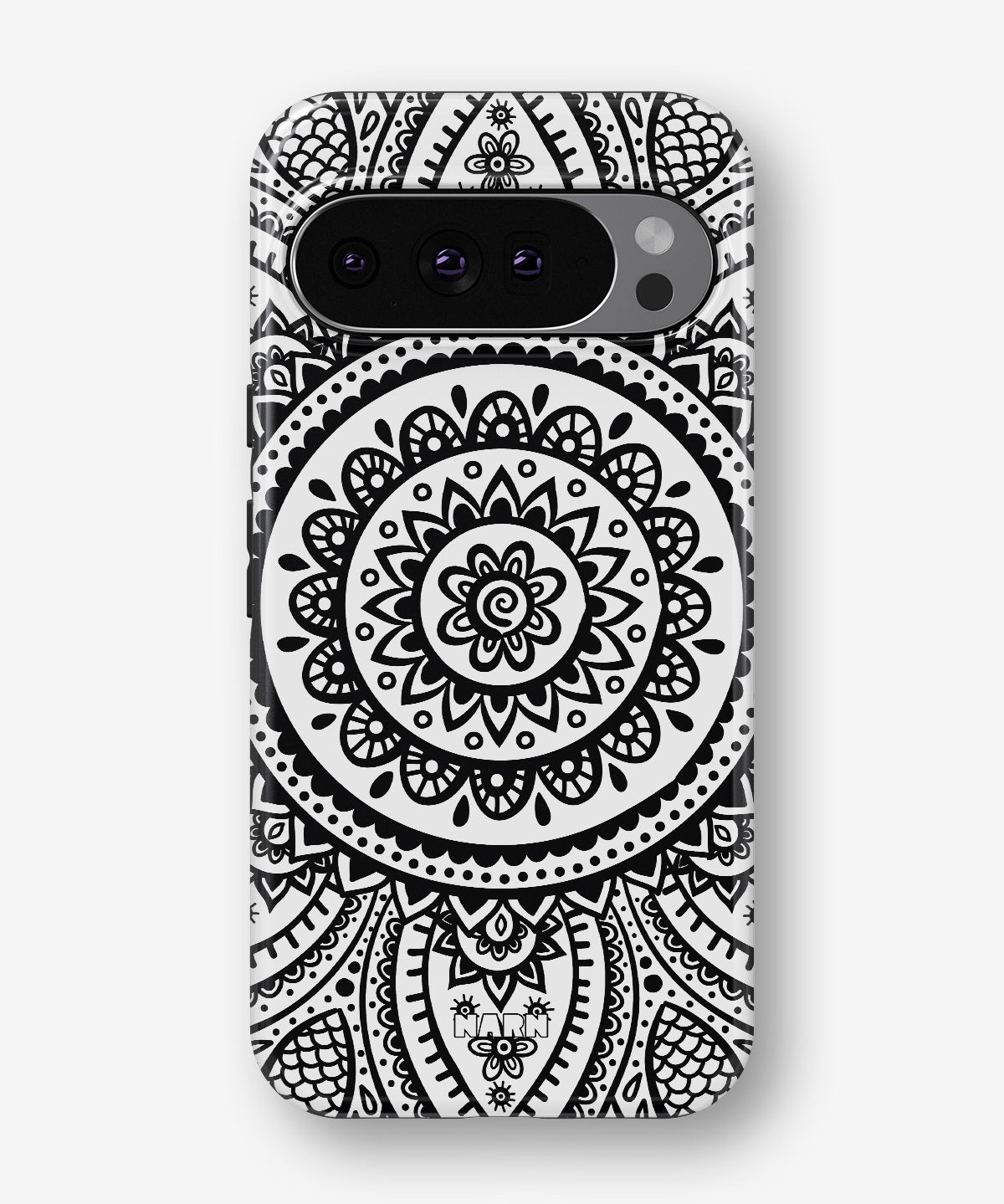 Google Pixel 10 Tough Case – Henna Mandala - View 1