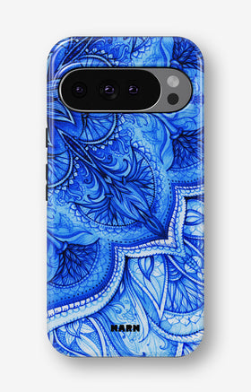 Google Pixel 10 Tough Case – Blue Vintage - View 1