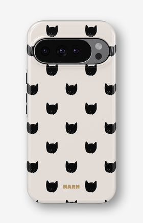 Google Pixel 10 Tough Case – Kitty Dots - View 1