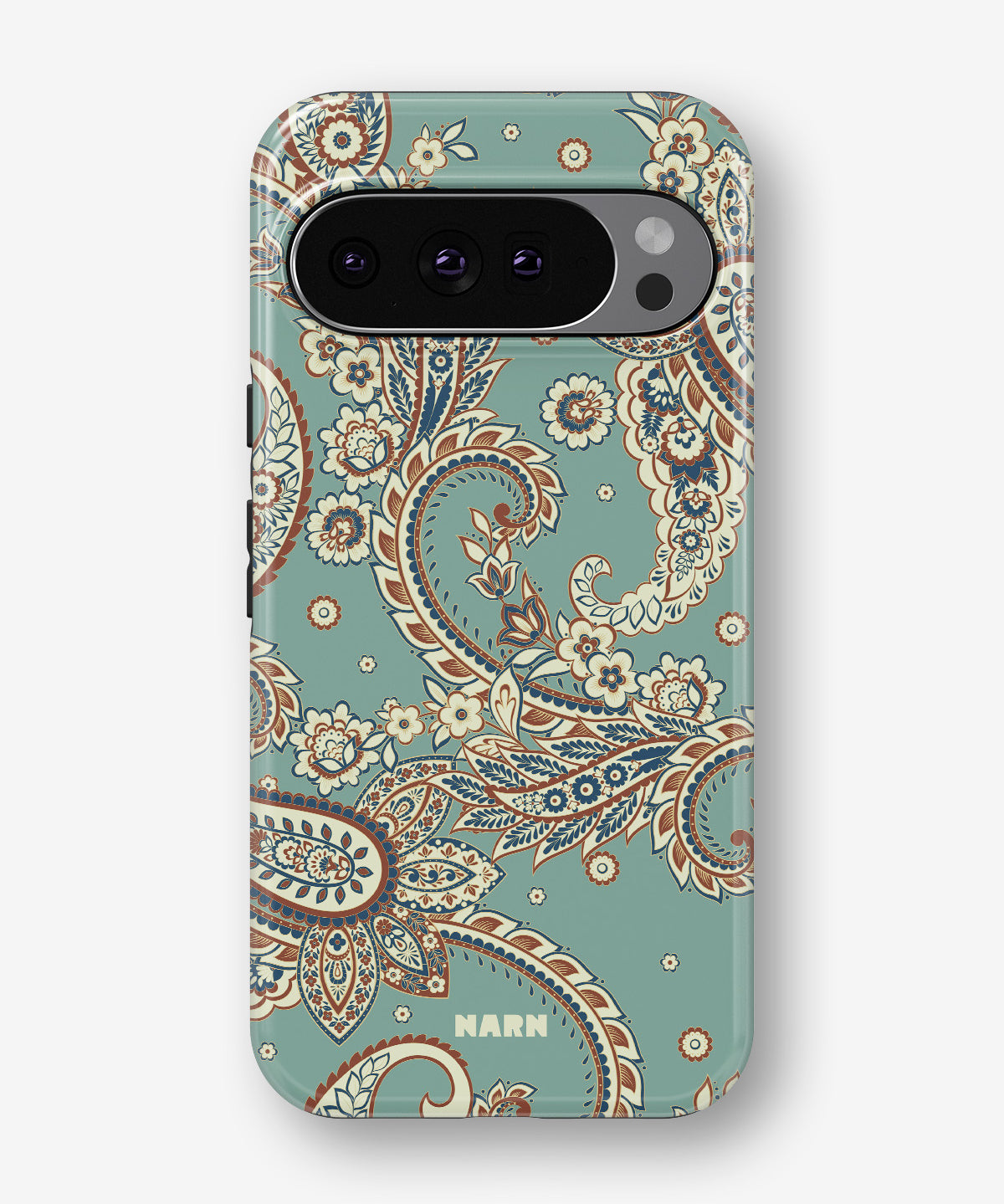 Google Pixel 10 Tough Case – Paisley Green - View 1