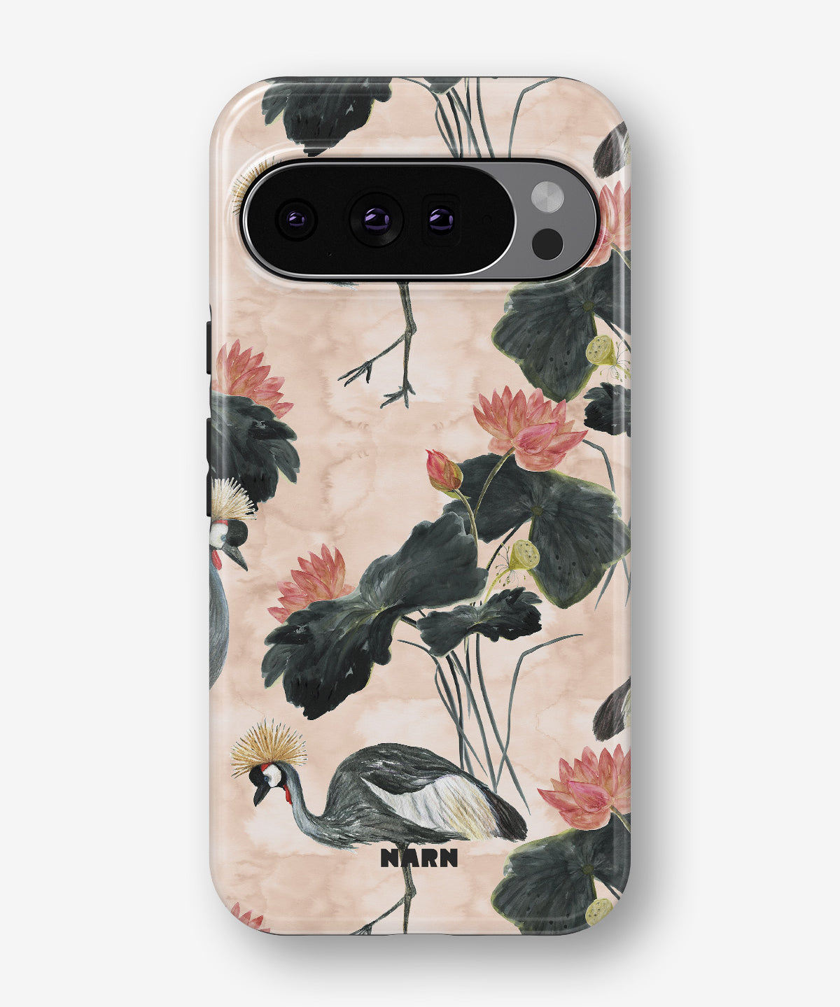 Google Pixel 10 Tough Case – Crowned Bird - View 1