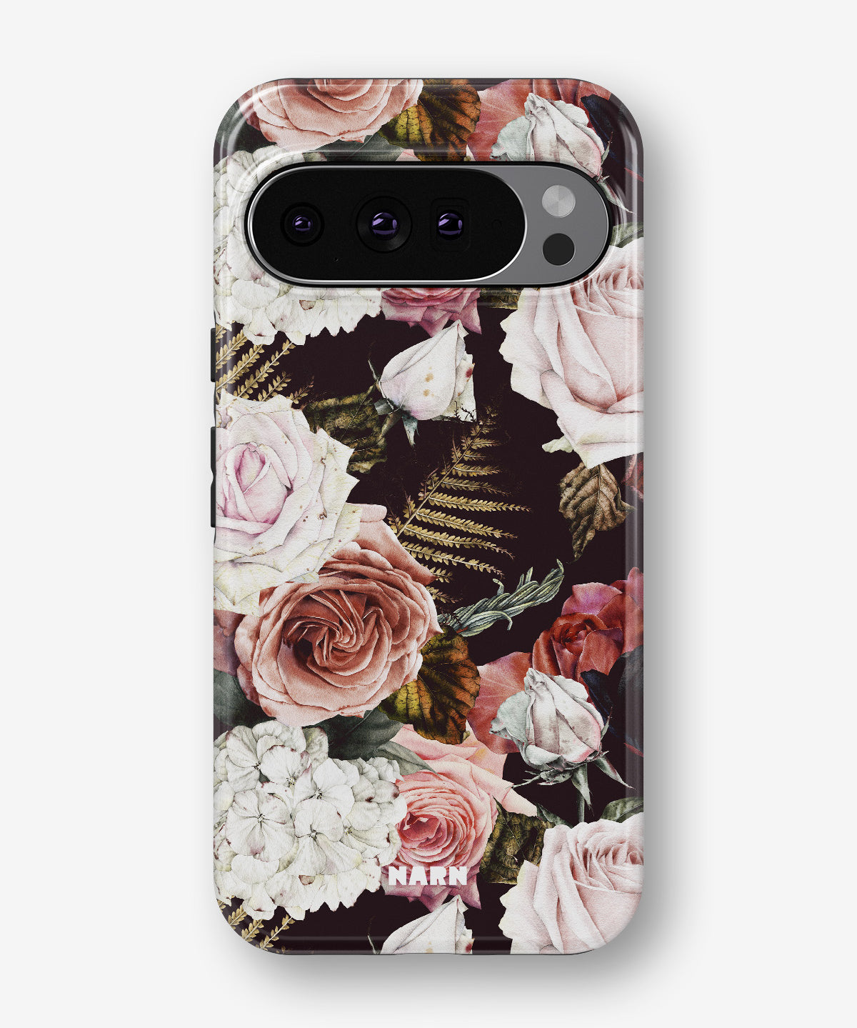 Google Pixel 10 Tough Case – Midnight Roses - View 1