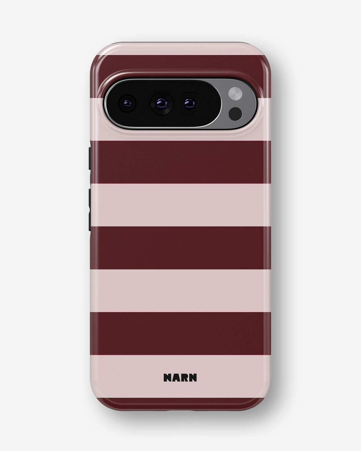 Google Pixel 10 Tough Case – Cranberry Stripe - View 1
