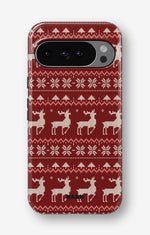 Google Pixel 10 Tough Case – Reindeer Knit - View 1