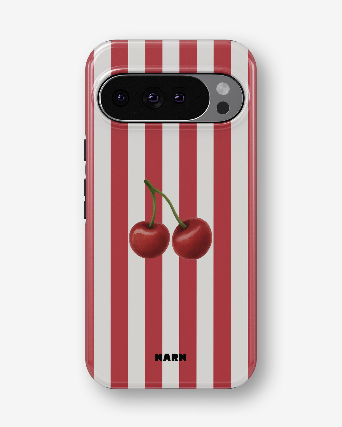 Google Pixel 10 Tough Case – Cherry Stripes - View 1