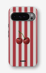 Google Pixel 10 Tough Case – Cherry Stripes - View 1