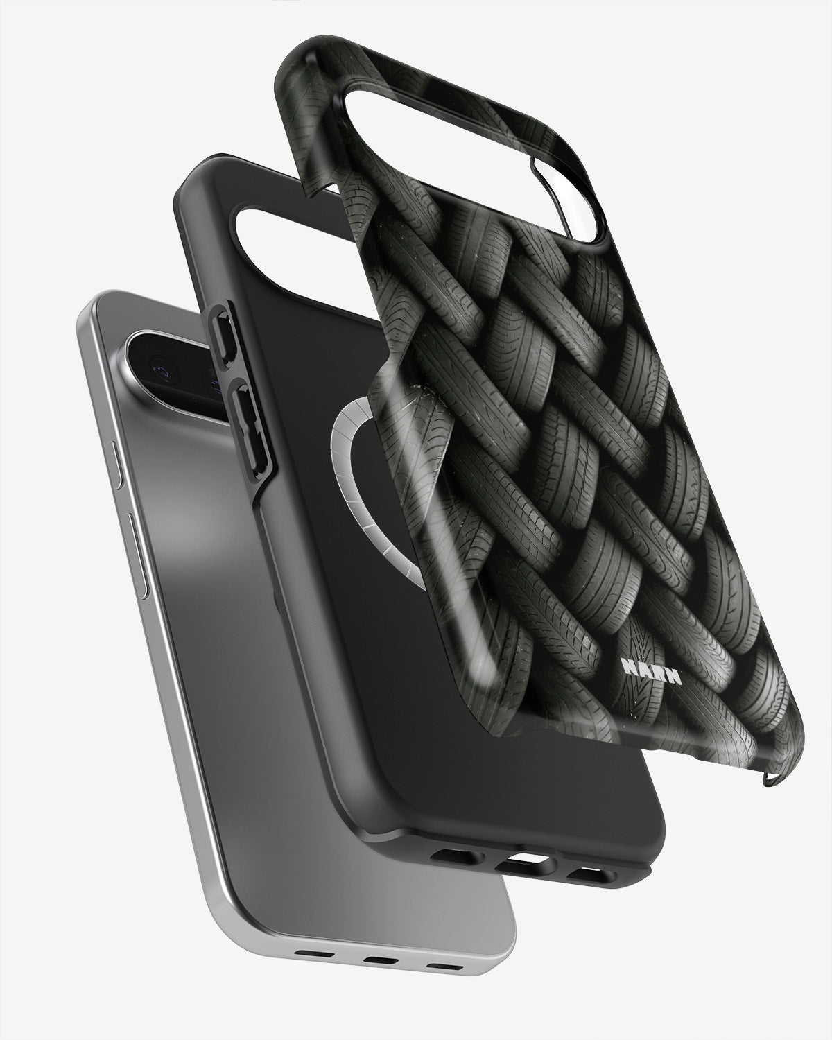 Google Pixel 10 Tough Case – Tires Wall - View 2