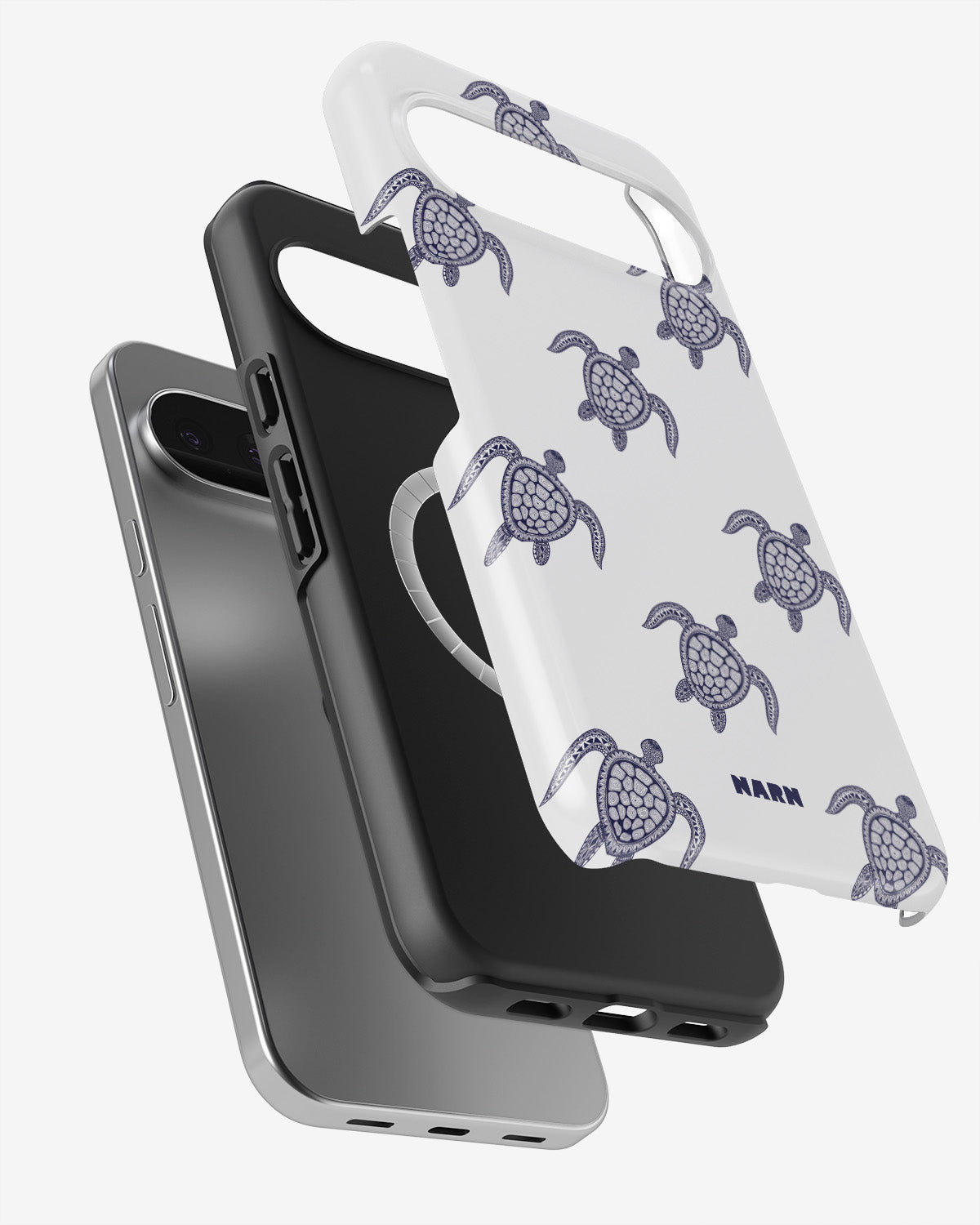 Google Pixel 10 Tough Case – Blue Turtles - View 2