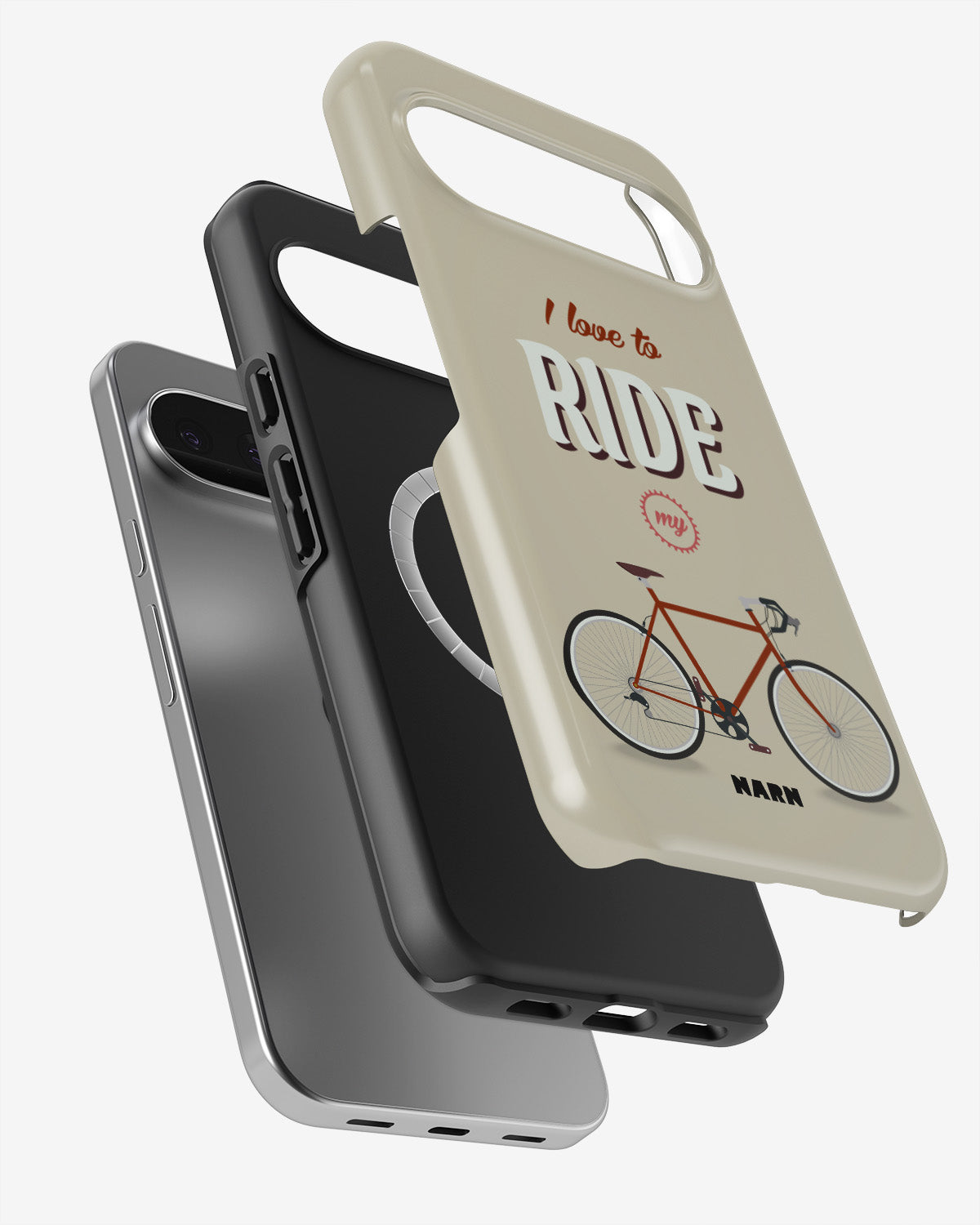 Google Pixel 10 Tough Case – Ride My Bicycle - View 2