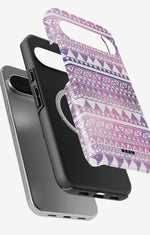 Google Pixel 10 Tough Case – Purple Aztec - View 2