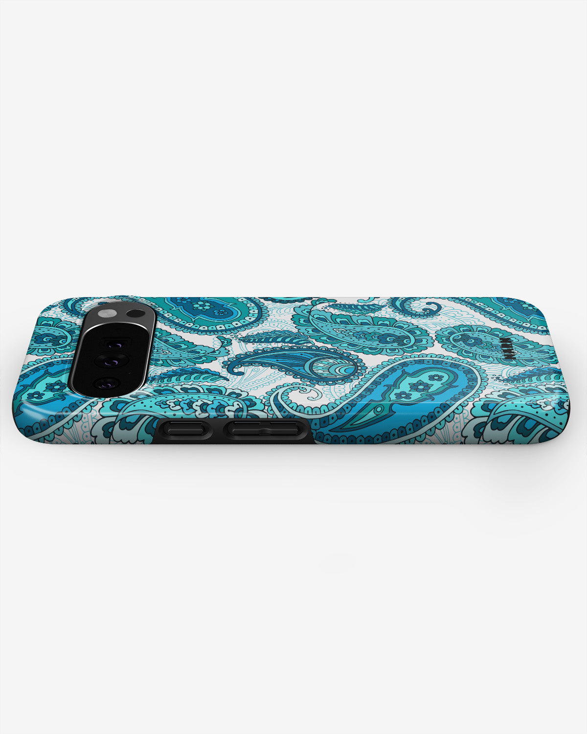 Google Pixel 10 Tough Case – Turquoise Paisley - View 2