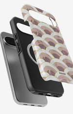 Google Pixel 10 Tough Case – Pink Marble Waves - View 2