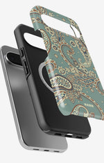 Google Pixel 10 Tough Case – Paisley Green - View 2