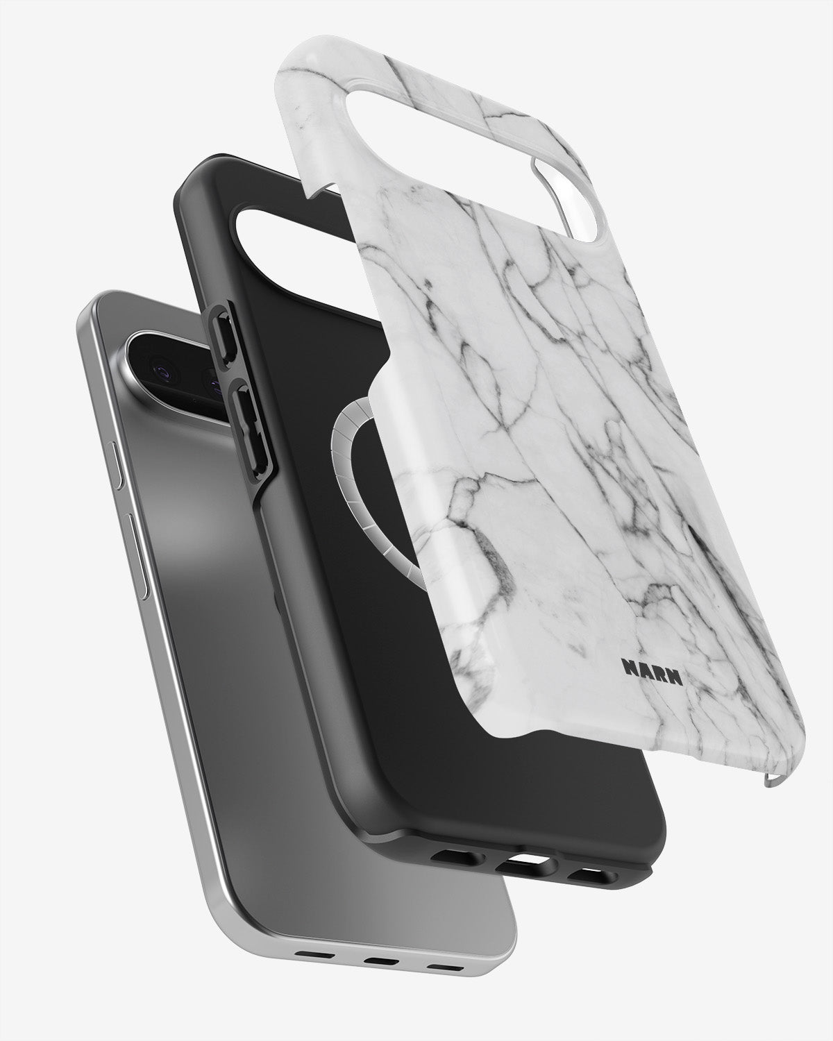 Google Pixel 10 Tough Case – Milky Marble - View 2