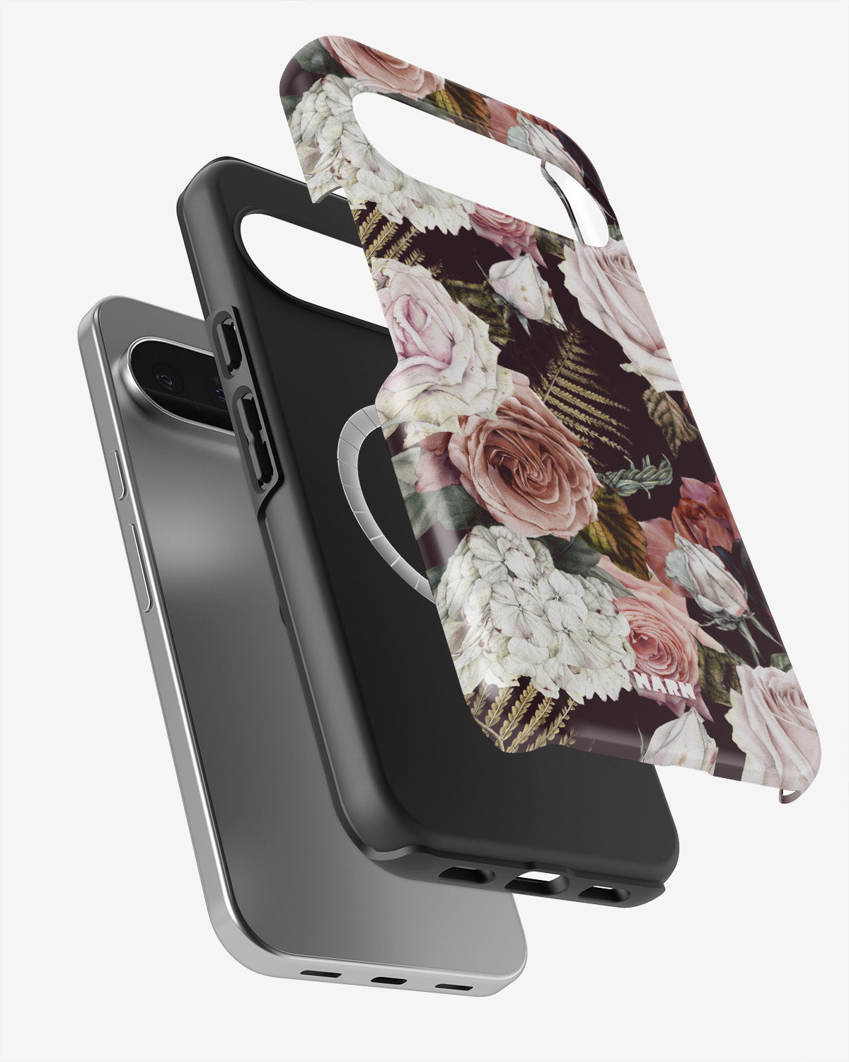 Google Pixel 10 Tough Case – Midnight Roses - View 2