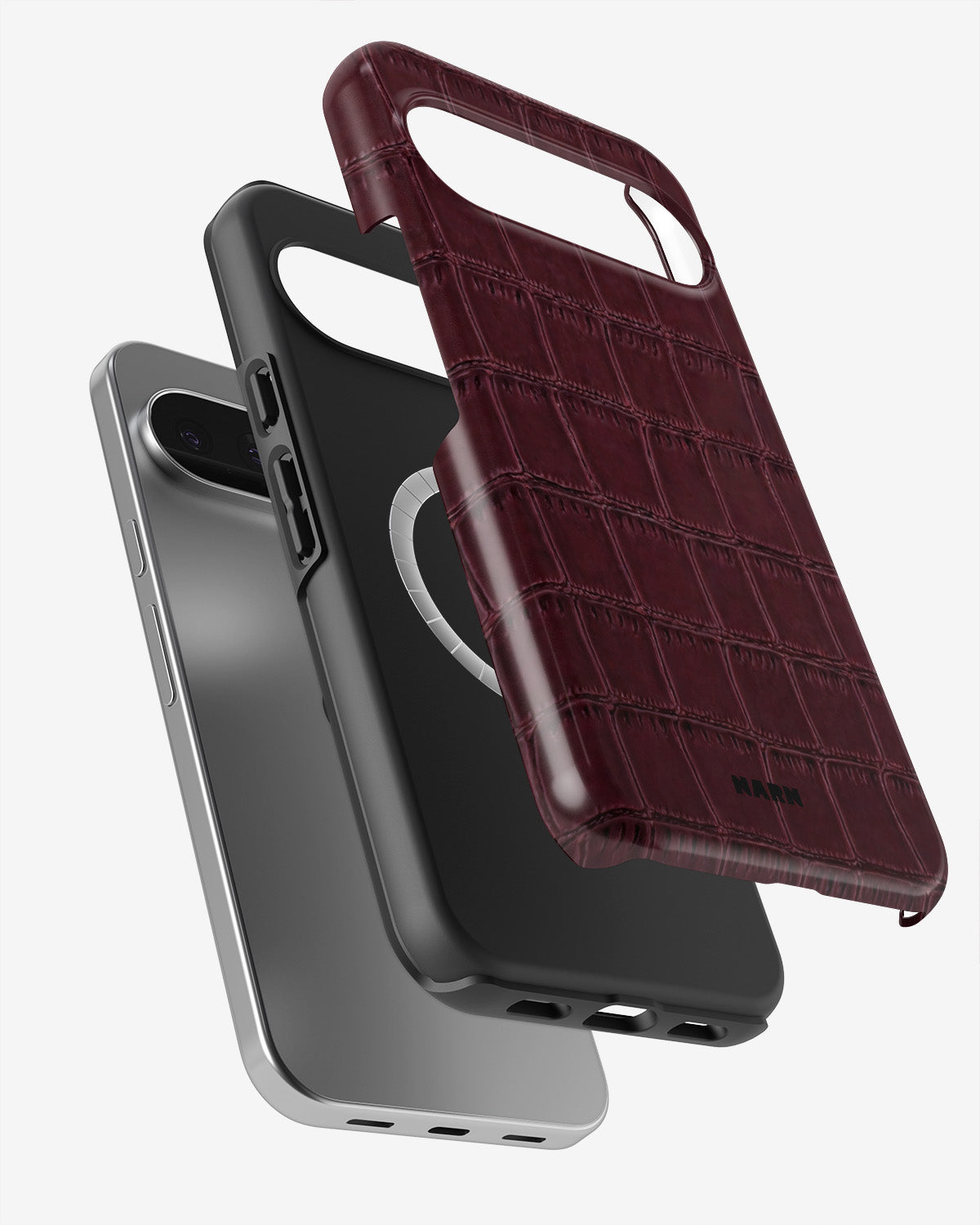 Google Pixel 10 Tough Case – Rouge Croc - View 2
