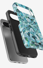 Google Pixel 10 Tough Case – Green Crystals - View 3