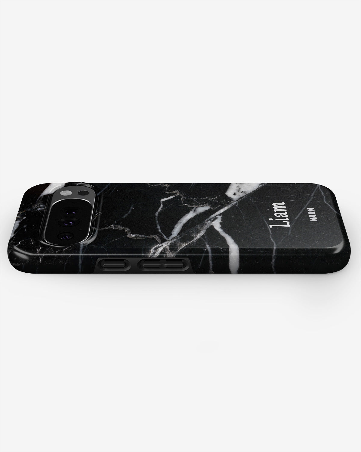 Google Pixel 10 Tough Case – Custom - Black Marble - View 3