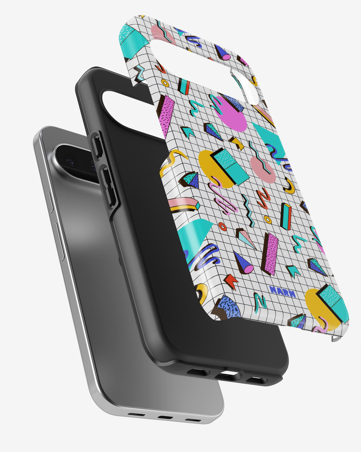 Google Pixel 10 Tough Case – 80s Memphis - View 3