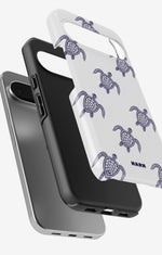 Google Pixel 10 Tough Case – Blue Turtles - View 3