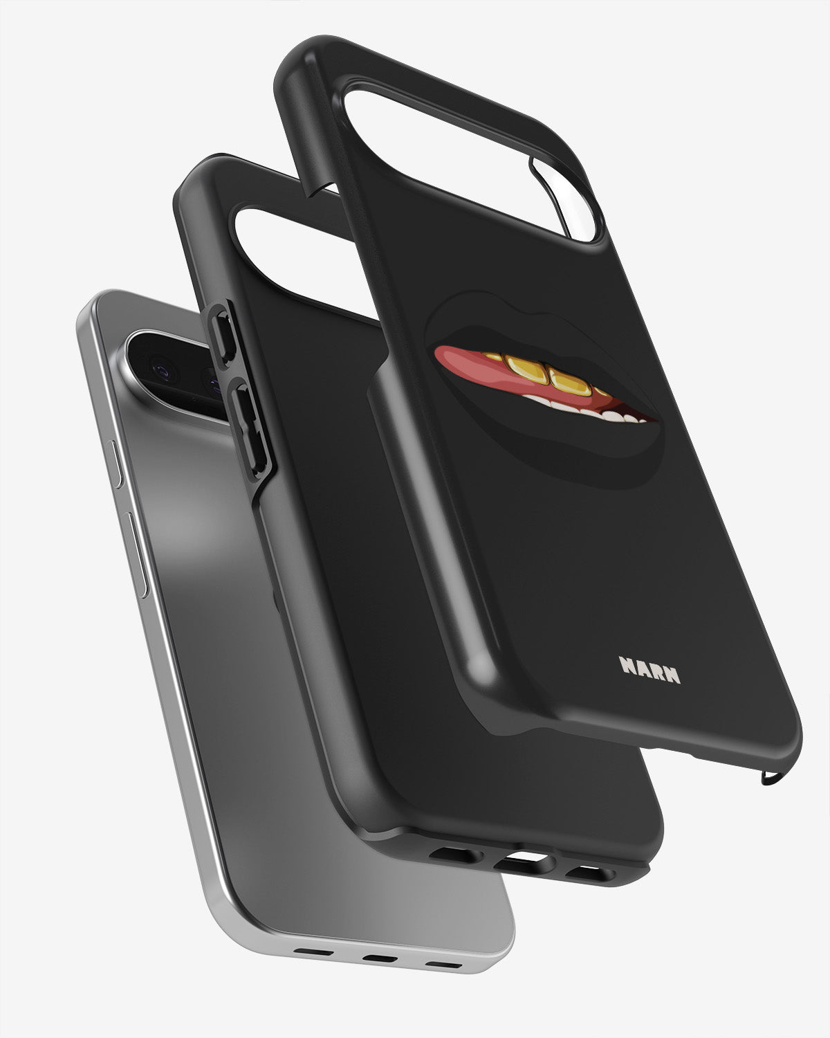 Google Pixel 10 Tough Case – Golden Lips - View 3