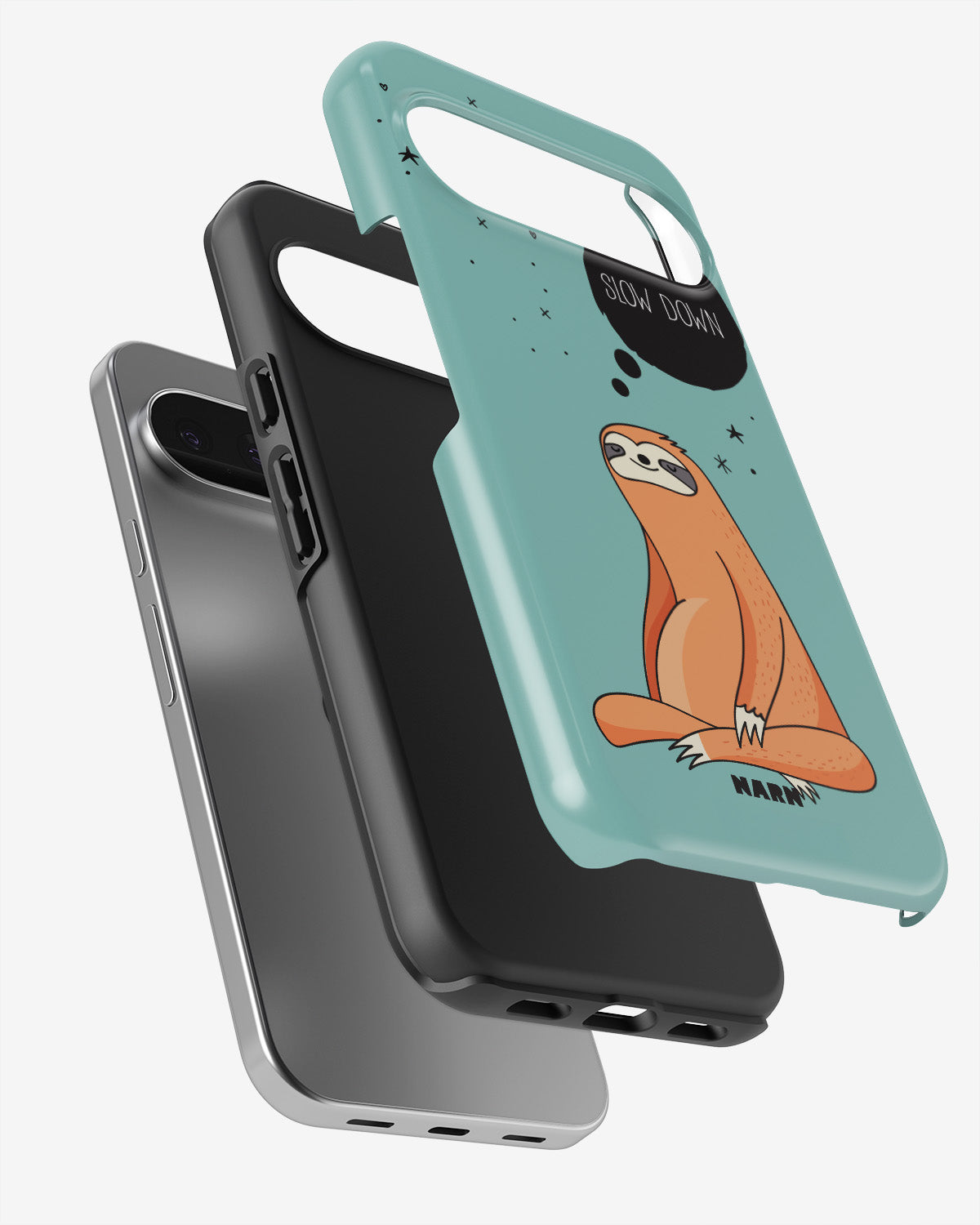 Google Pixel 10 Tough Case – Slow Down Sloth - View 3