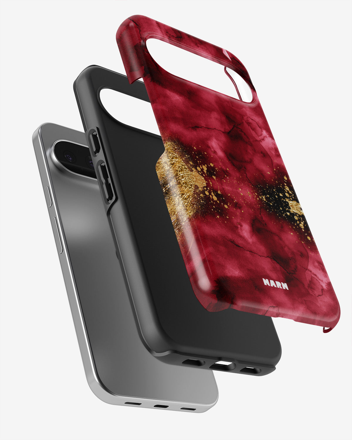 Google Pixel 10 Tough Case – Burgendy Shimmer - View 3