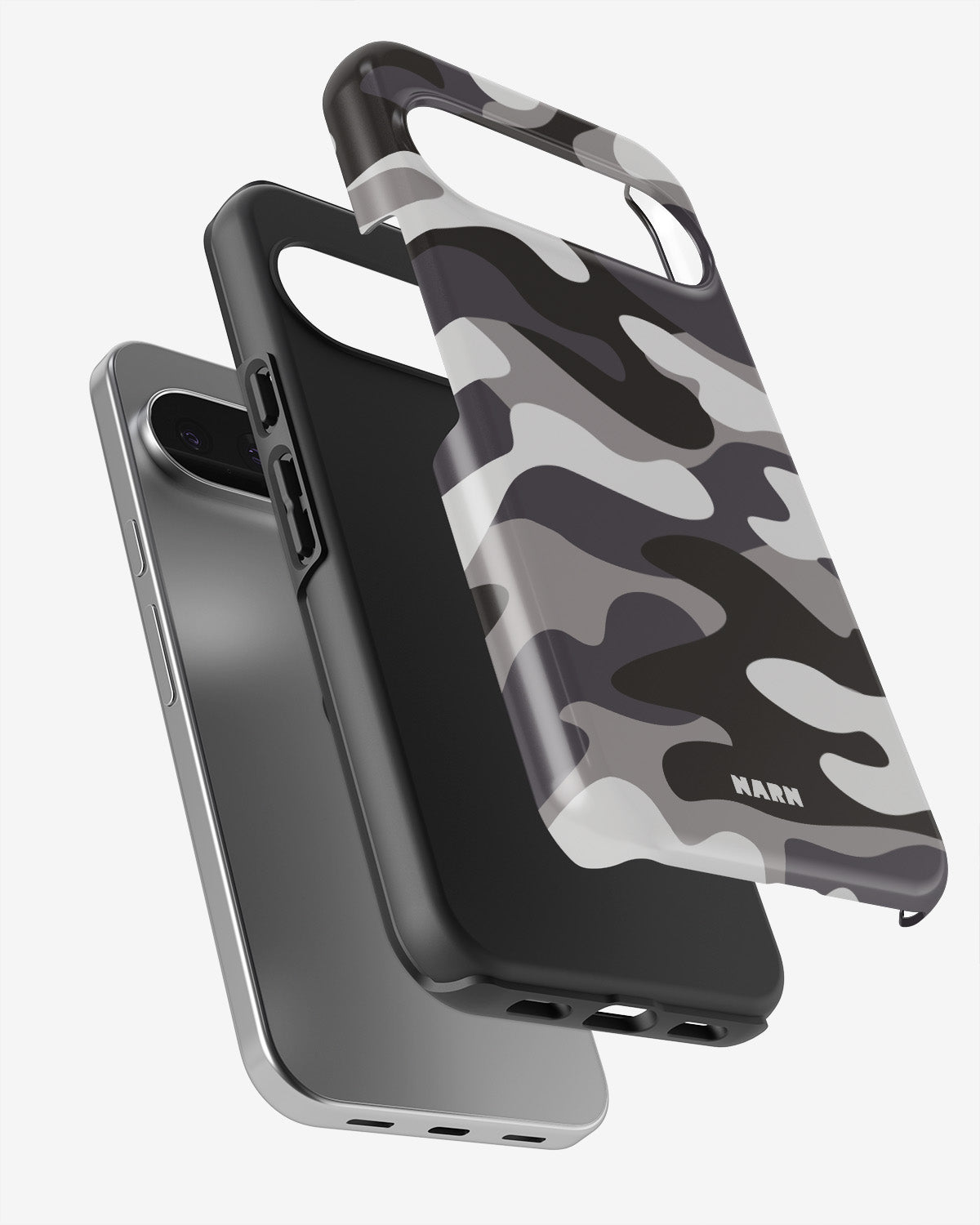 Google Pixel 10 Tough Case – Grey Camo - View 3