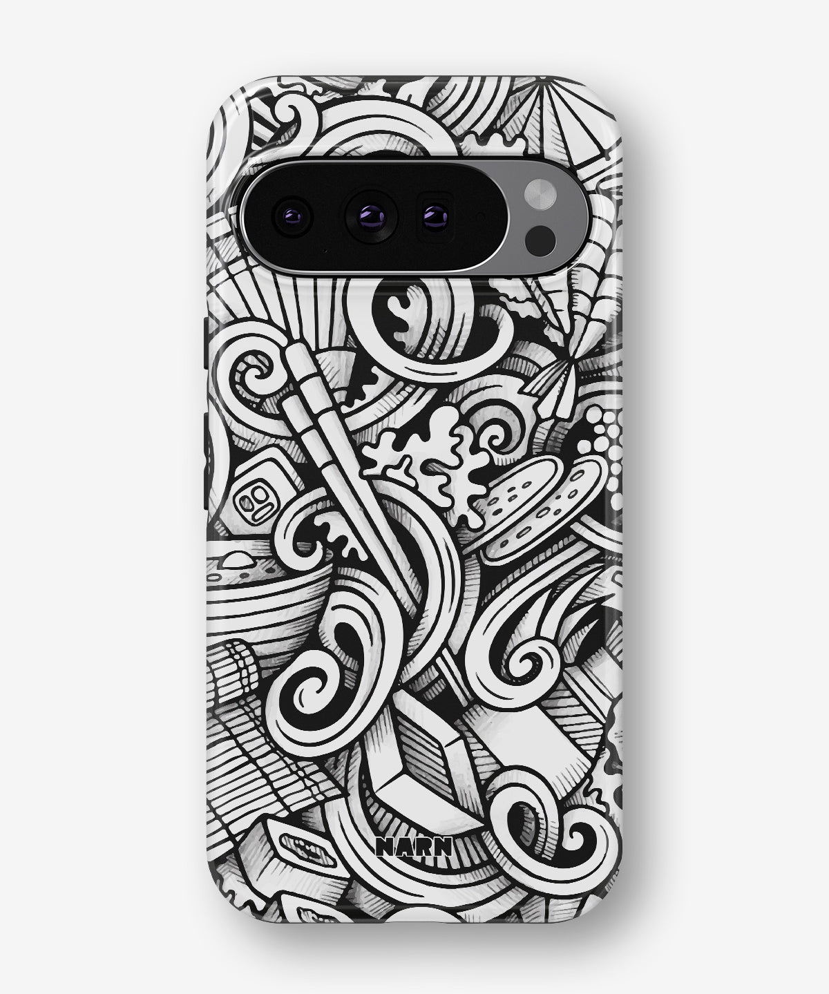 Google Pixel 10 Pro Tough Case – Japanese Pattern - View 1