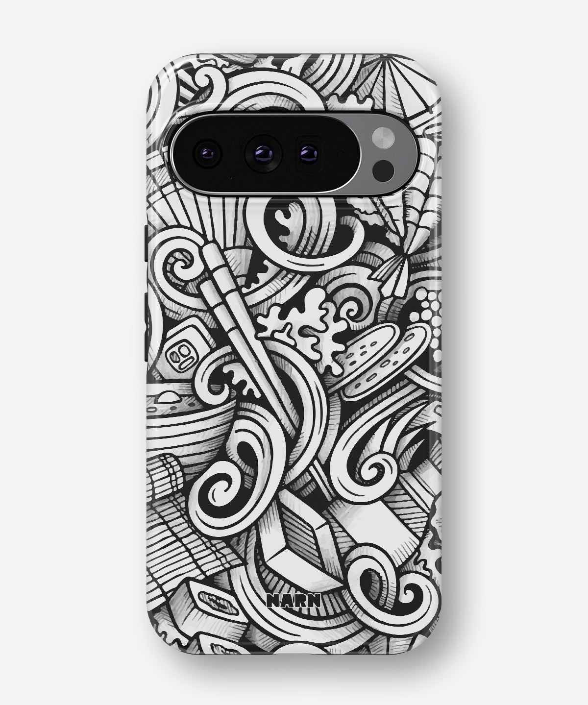 Google Pixel 10 Pro Tough Case – Japanese Pattern - View 1