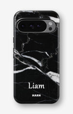 Google Pixel 10 Pro Tough Case – Custom - Black Marble - View 1