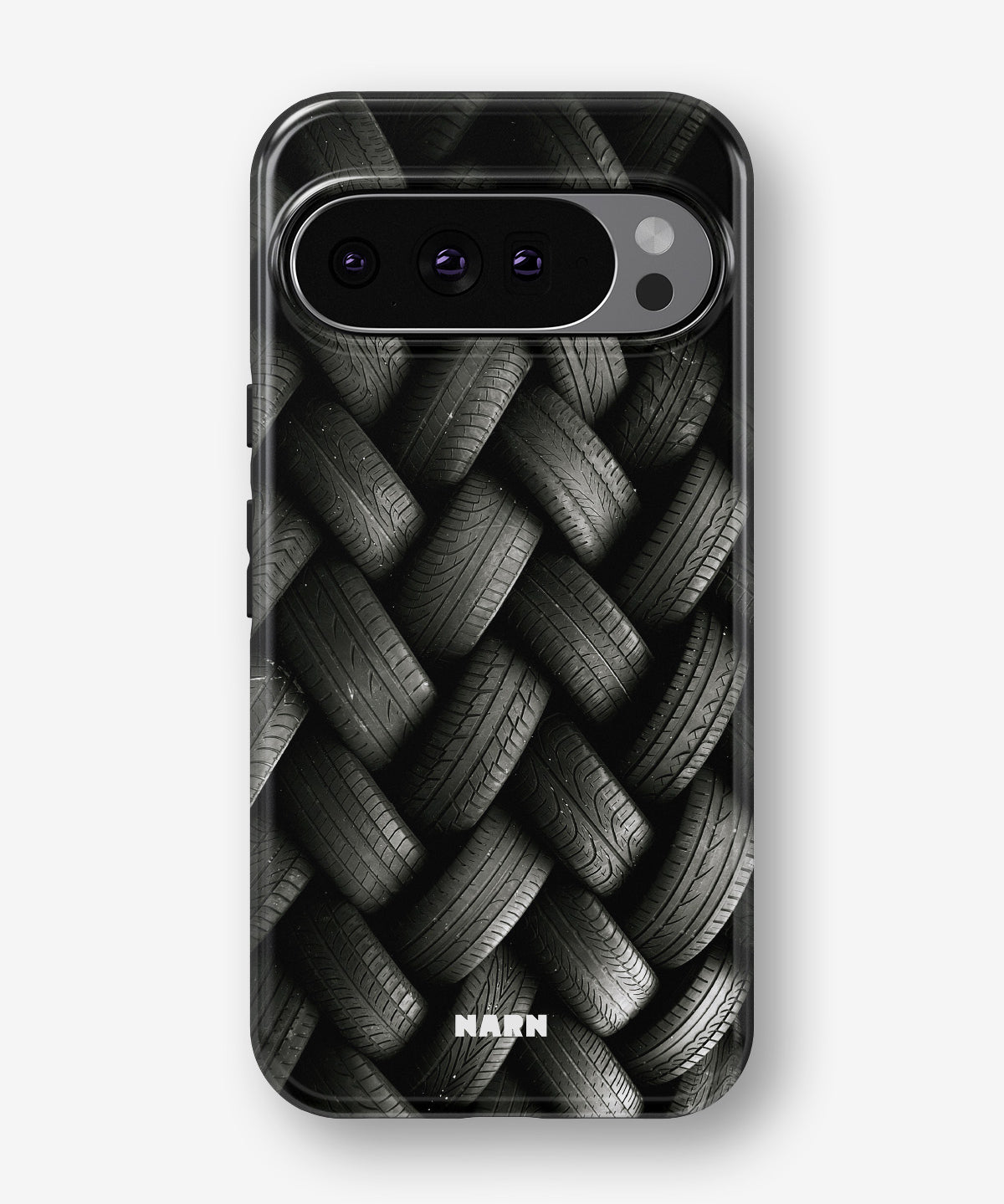 Google Pixel 10 Pro Tough Case – Tires Wall - View 1