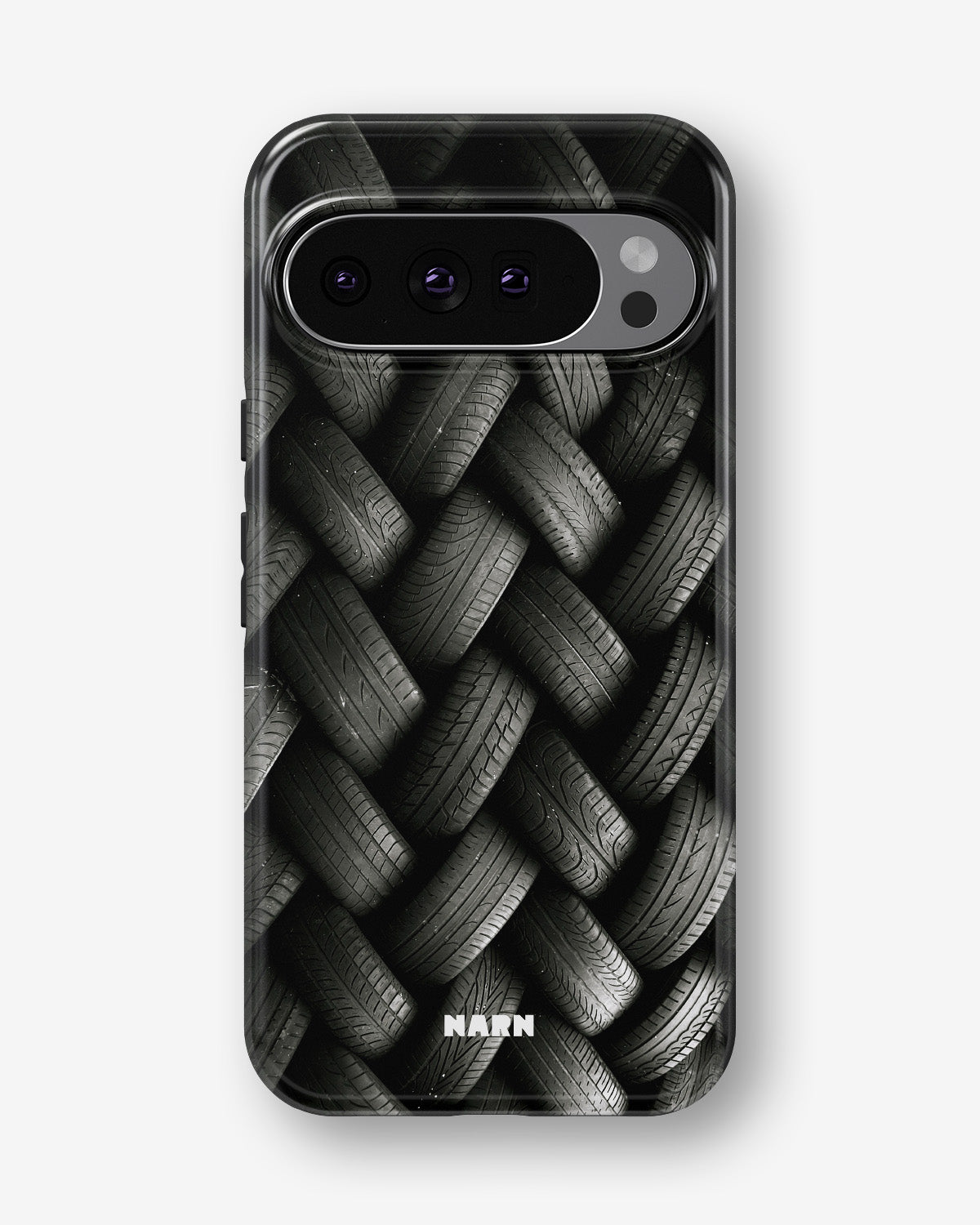 Google Pixel 10 Pro Tough Case – Tires Wall - View 1