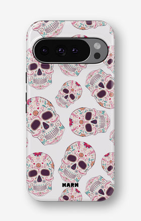 Google Pixel 10 Pro Tough Case – Calavera Skulls - View 1