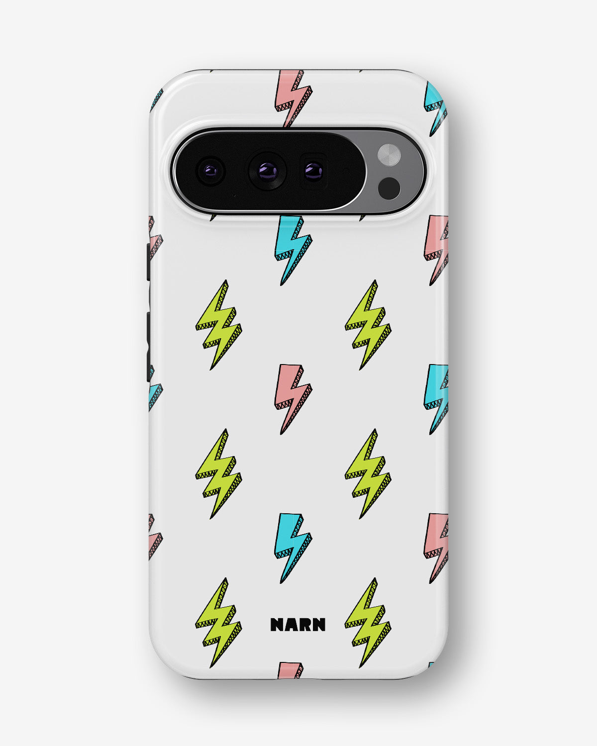 Google Pixel 10 Pro Tough Case – Lightning Bolts - View 1