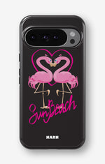 Google Pixel 10 Pro Tough Case – Beach Flamingo - View 1