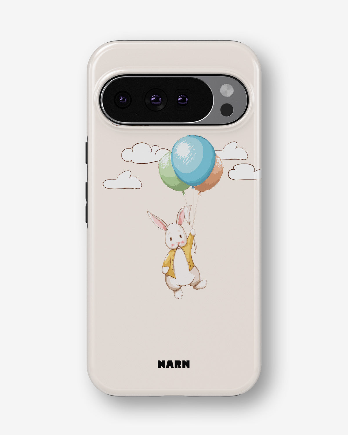 Google Pixel 10 Pro Tough Case – Flying Rabbit - View 1
