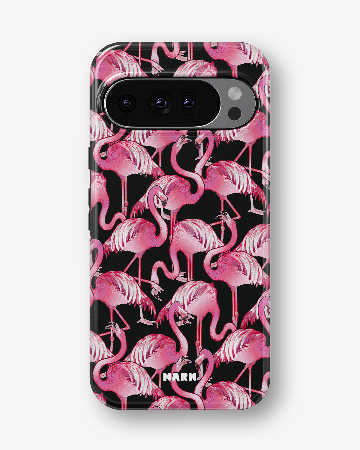 Google Pixel 10 Pro Tough Case – Flamingos - View 1